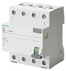 SIEMENS - Kaçak Akım Koruma 3x80A 300MA Sigorta (Yangın Koruma)  5SV4647-0