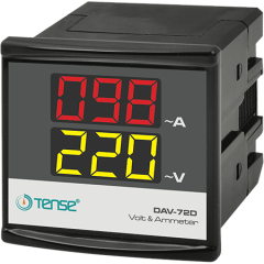 TENSE - DAV-72D 1A - 100A  Dijital Voltmetre - Ampermetre