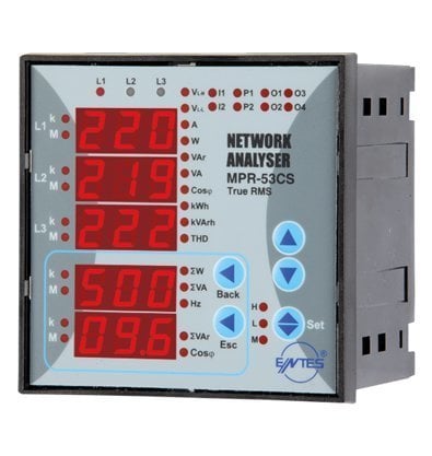 ENTES - MPR-5 Serisi Şebeke Analizörü MPR-53-96