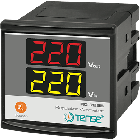TENSE - RG-72EB Kornalı Dijital Voltmetre (Regülatörler için) 3V - 300V AC