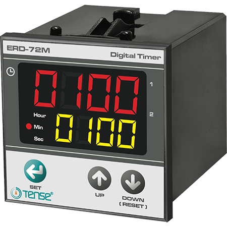 TENSE - ERD-72M 2x4 Hane LED Display Ekranlı Dijital Zaman Rölesi