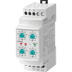 TENSE - GKT-03 Analog Ayarlı Aşırı ve Düşük Trifaze Gerilim Kontrol Rölesi