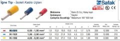 ŞAFAK - IK-106I 4,00-6,00 mm İğne Tip İzoleli Kablo Ucu 100 Adet