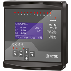 TENSE - SVC Reaktif Güç Kontrol Rölesi (TCR Çıkışlı) RGT-12 SVC