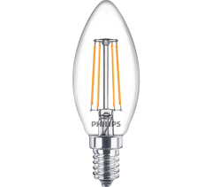 PHILIPS LED BULB B35 4.3W - 40W Rustik Led Filament Ampul 2700K Sarı Işık