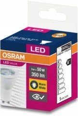 OSRAM - 5-50W 2700K Sarı Işık GU10 Led Spot Ampul