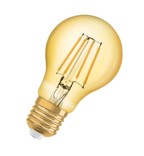 OSRAM - 6.5W A60 Vintage 1906 Led Classic E27 Rustik Sarı Işık