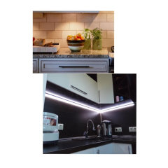 PHILIPS 10W 6500K 60cm Tezgah Altı Led Bant Armatür + 2mt Arapuarlı Kablo