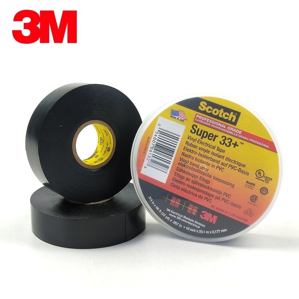 3M - Scotch 33+ Pvc Vinil Elektrik Bandı 19mmx20 Mt