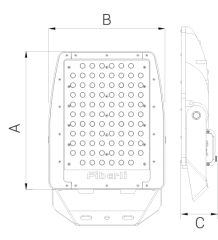 FİBERLİ WallWasher WH154 130W 6500K 220V/AC 16200 LÜMEN