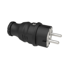 BEMİS - Kauçuk Düz Fiş 1/16A 220V IP44