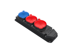 BEMİS - Trifaze Grup Priz 3lü 25A 380V-450V IP55