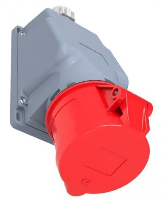 BEMİS - Cee Norm 90° Eğik Duvar Priz 32A 380V IP44