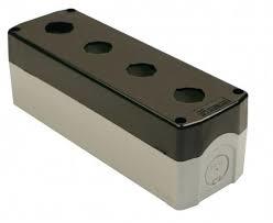 BEMİS - Plastik 4lü Siyah Buton Kutusu