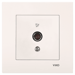 VİKO - Karre-Meridian Krem Uydu Priz F Sonlu Mekanizma