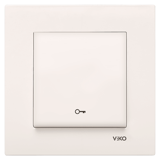 VİKO - Karre/M Krem Kapı Otomatiği Mekanizma+Düğm/Kapak