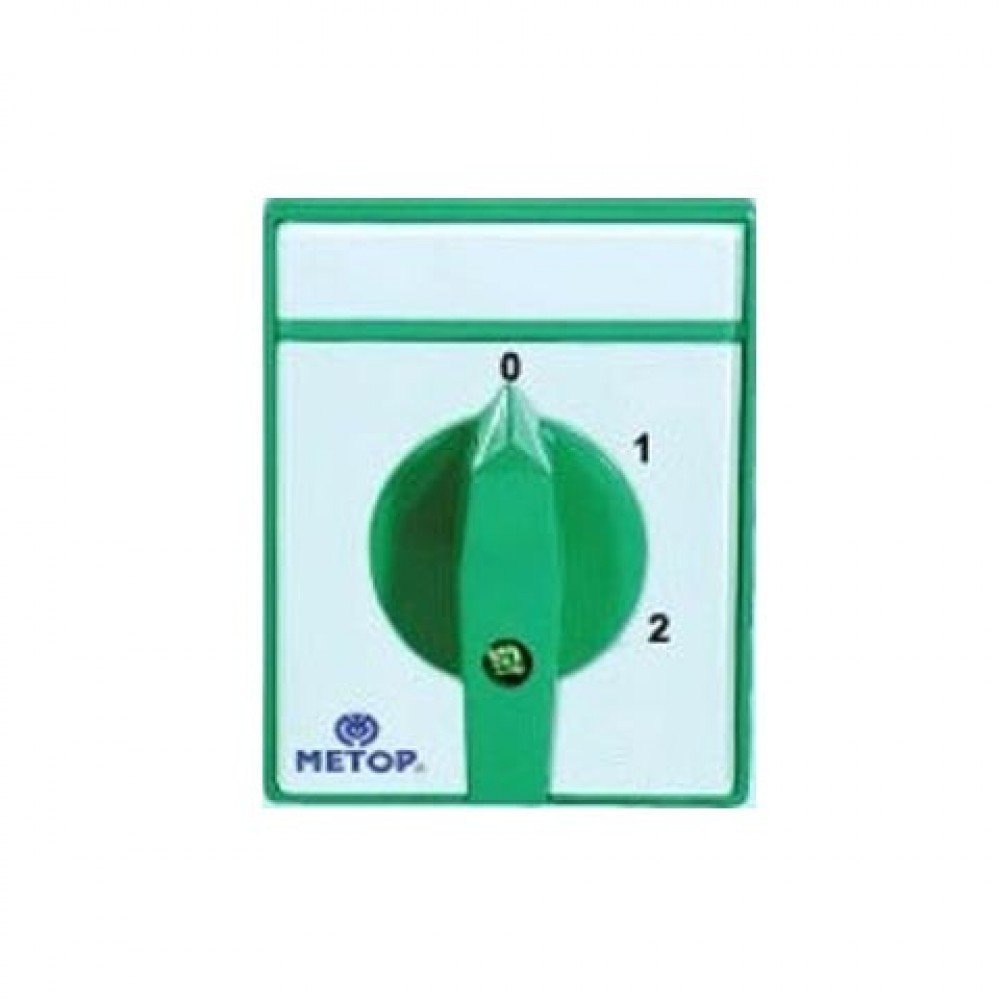 METOP - MT032 16A 1 Faz 2 Kademeli Seçici Komütatör Şalter