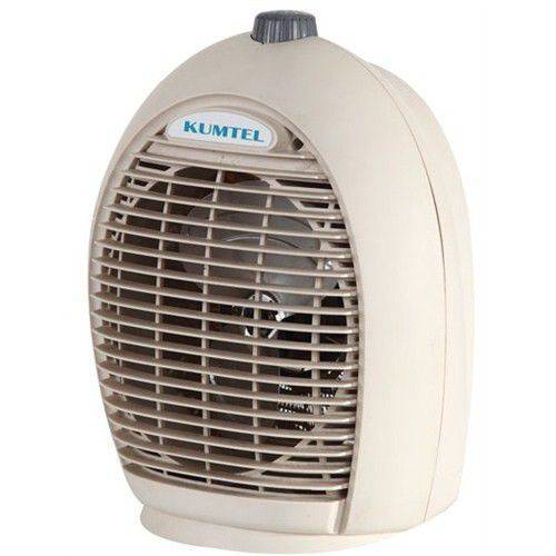KUMTEL - Fanlı Mini Isıtıcı 2000W (Sıcak-Soğuk) Krem