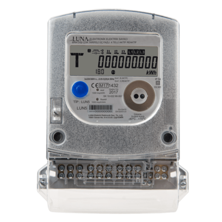 LUNA - Kombi Sayaç 3 x 5(20)A Lun 5