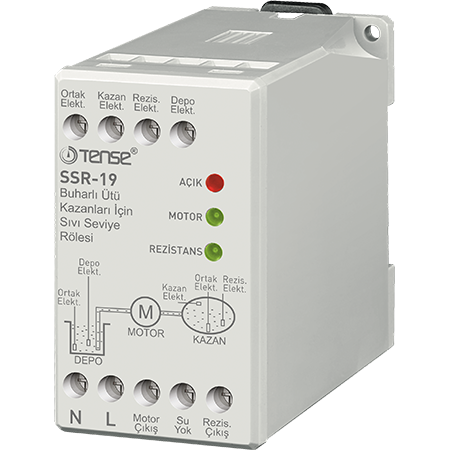 TENSE - Buharlı Ütü Kazanı İçin Sıvı Seviye Rölesi SSR-19