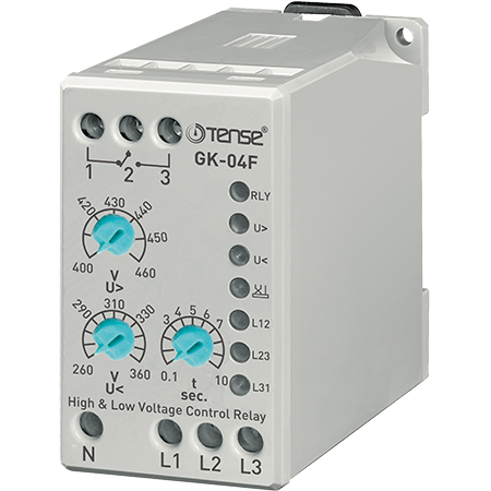 TENSE - Trifaze Düşük Gerilim Kontrol Rölesi GK-04F