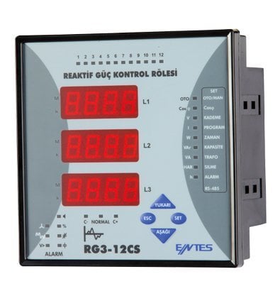 ENTES - Reaktif Güç Kontrol Rölesi RG3-12CS