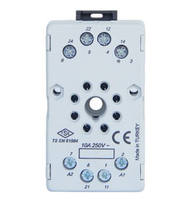 ENTES - Sıvı Seviye Kontrol Rölesi (SSRC-04P) Soketi PGS-108